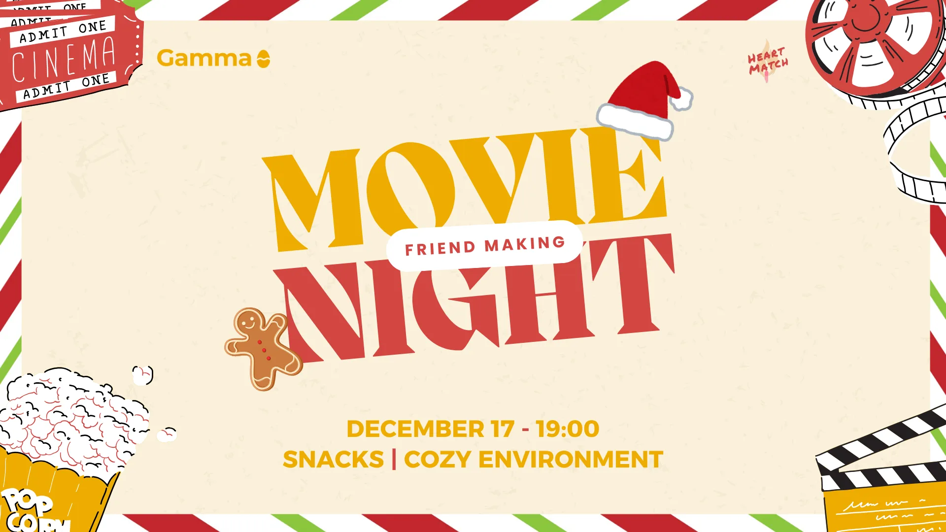 Christmas Friend Making Movie Night